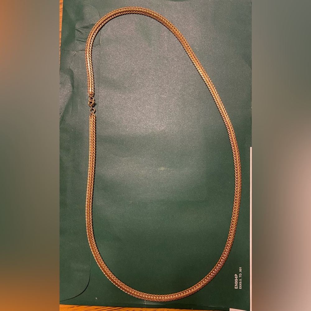 14k gold 22in necklace